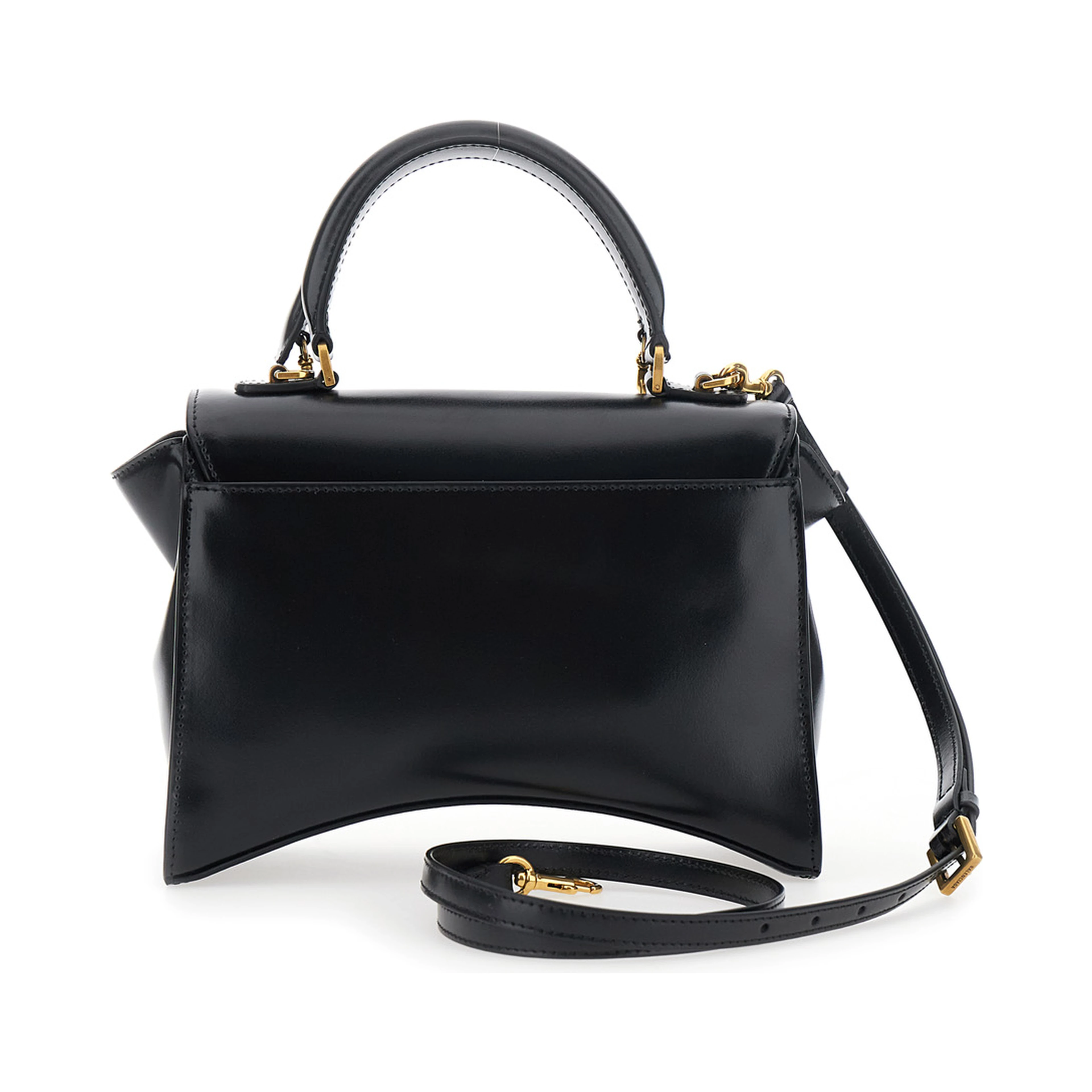 HG AVEN TOP HANDLE SMALL BAG IN SHINY BOX CALF