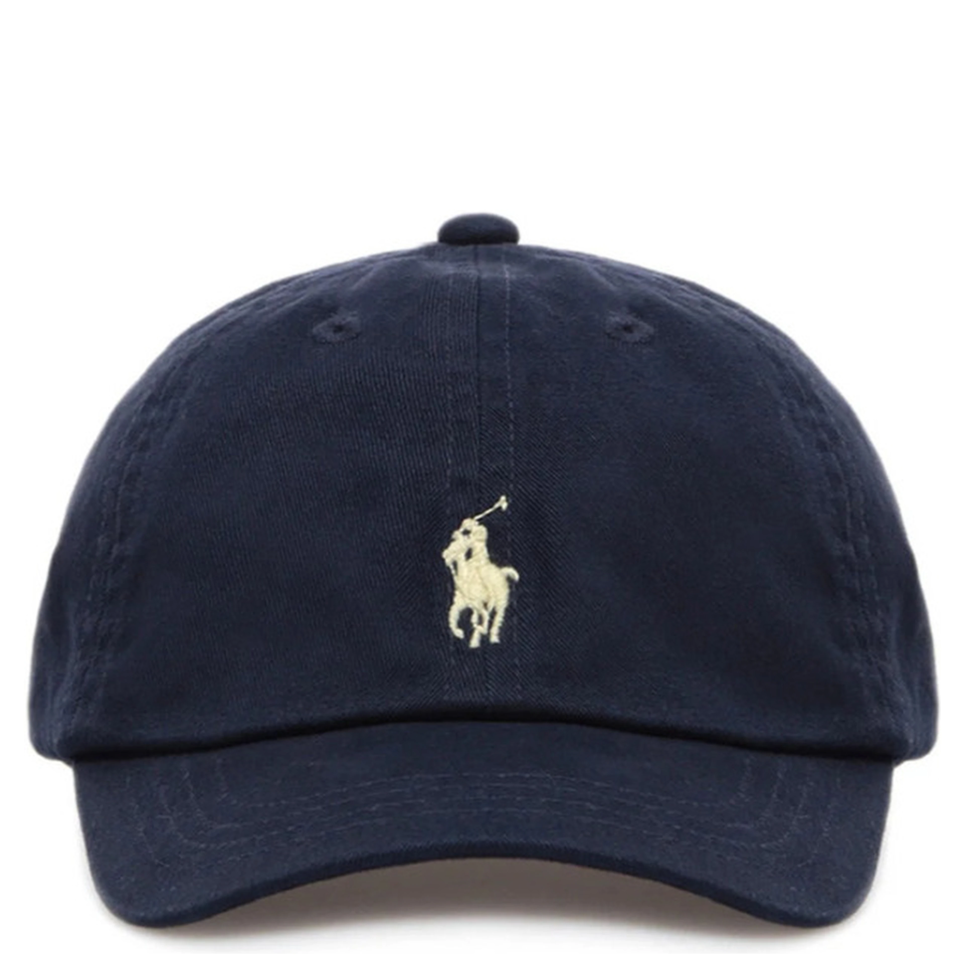 Blue Cotton Hat with Logo