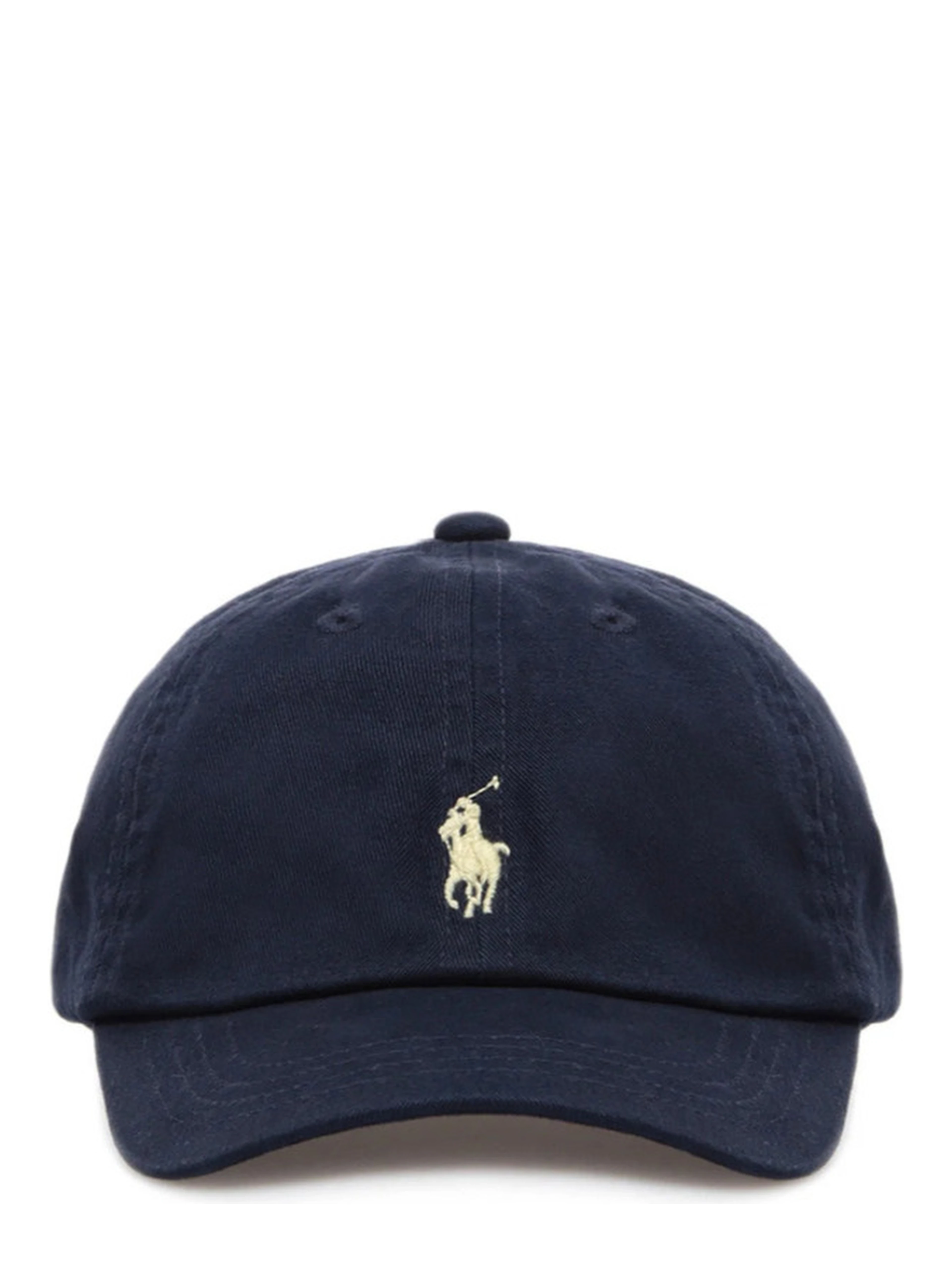 Blue Cotton Hat with Logo