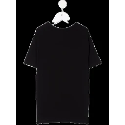 Black T-Shirt Polo Ralph Lauren with Front Logo for Girls