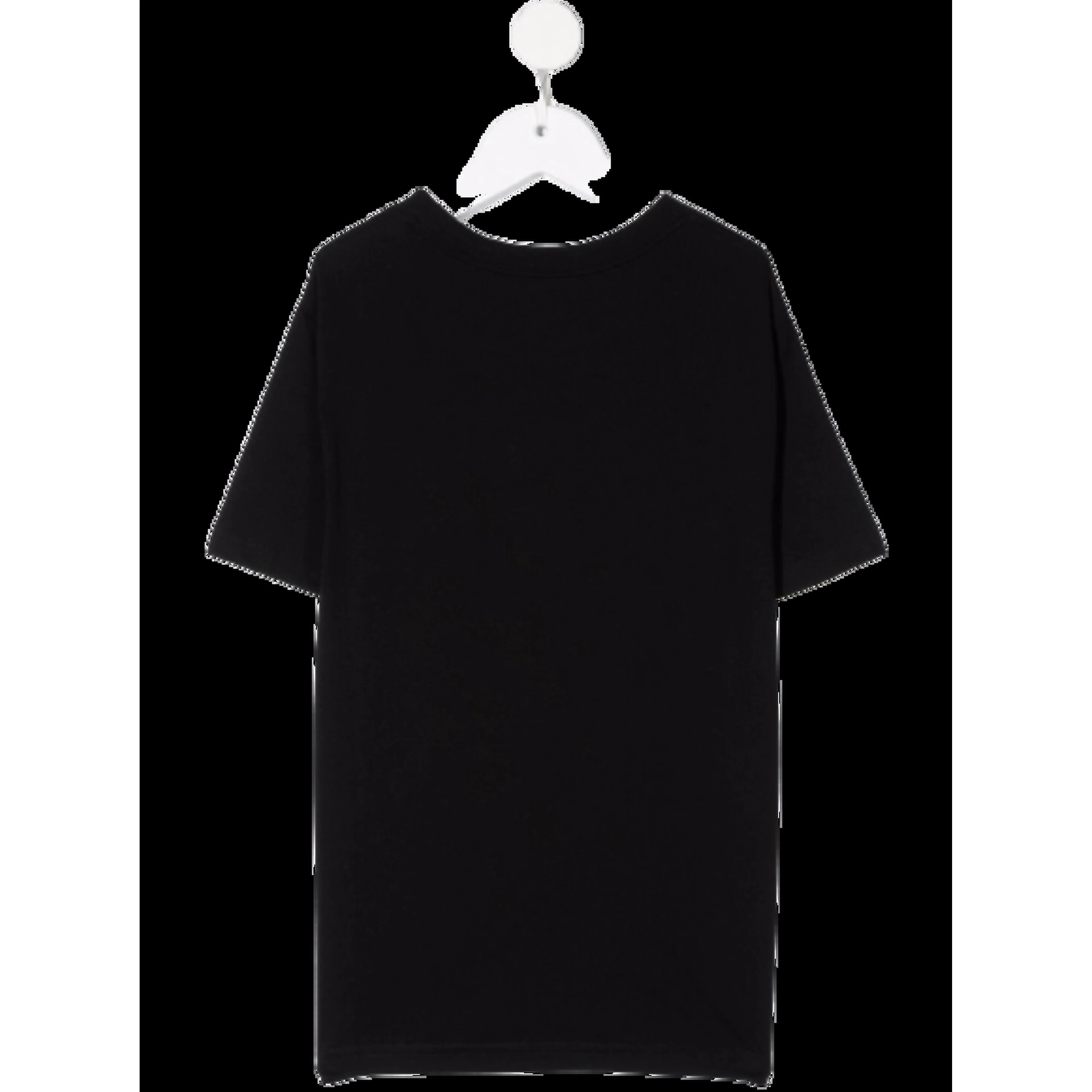 Black T-Shirt Polo Ralph Lauren with Front Logo for Girls