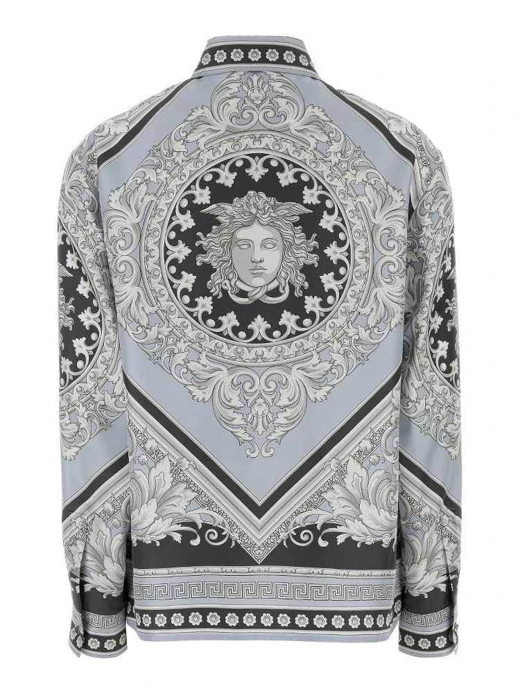 INFORMALSHIRTNEOCLASSICALBAROCCOFOULARDONSILKTWILL alternative