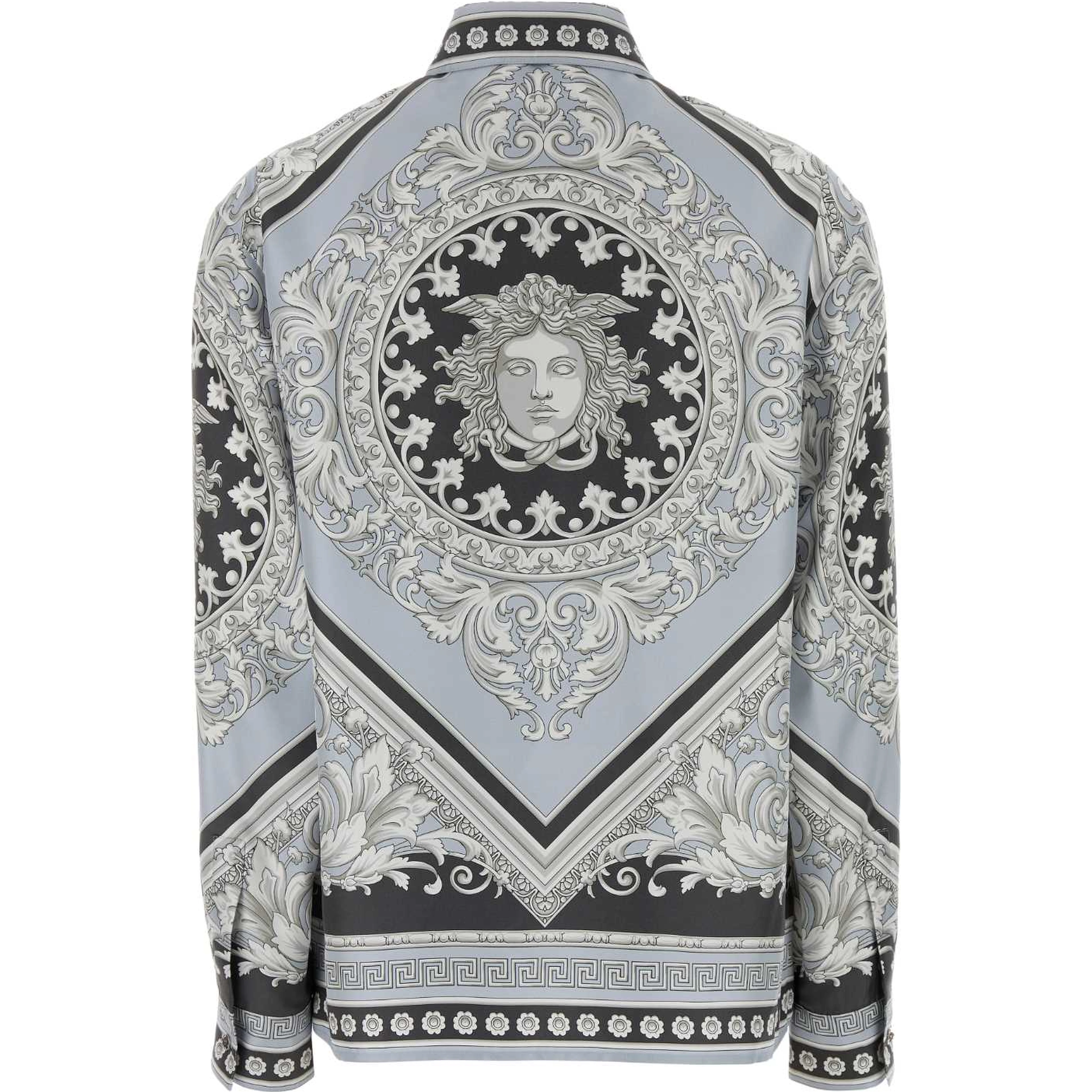 INFORMALSHIRTNEOCLASSICALBAROCCOFOULARDONSILKTWILL