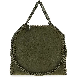FALABELLA TINY TOTE ECO SHAGGY DEER W/TONAL CHAIN
