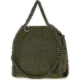 FALABELLA TINY TOTE ECO SHAGGY DEER W/TONAL CHAIN