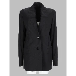 Blazer in Misto Lana