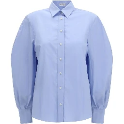 Blue Cotton Blouse
