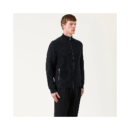 Black Wool Cardigan