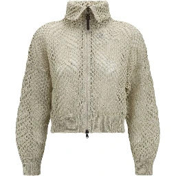 Beige Linen Cardigan