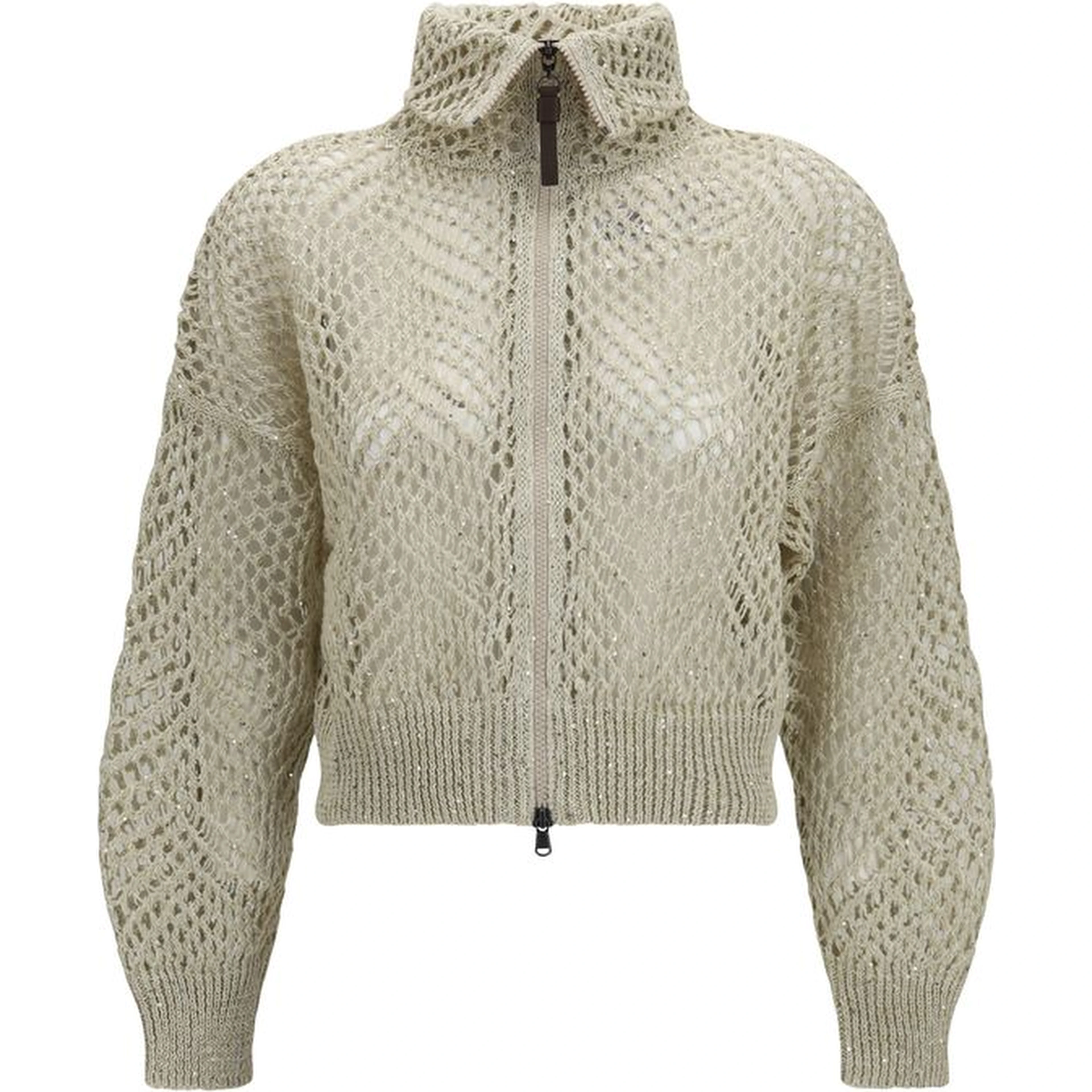 Beige Linen Cardigan