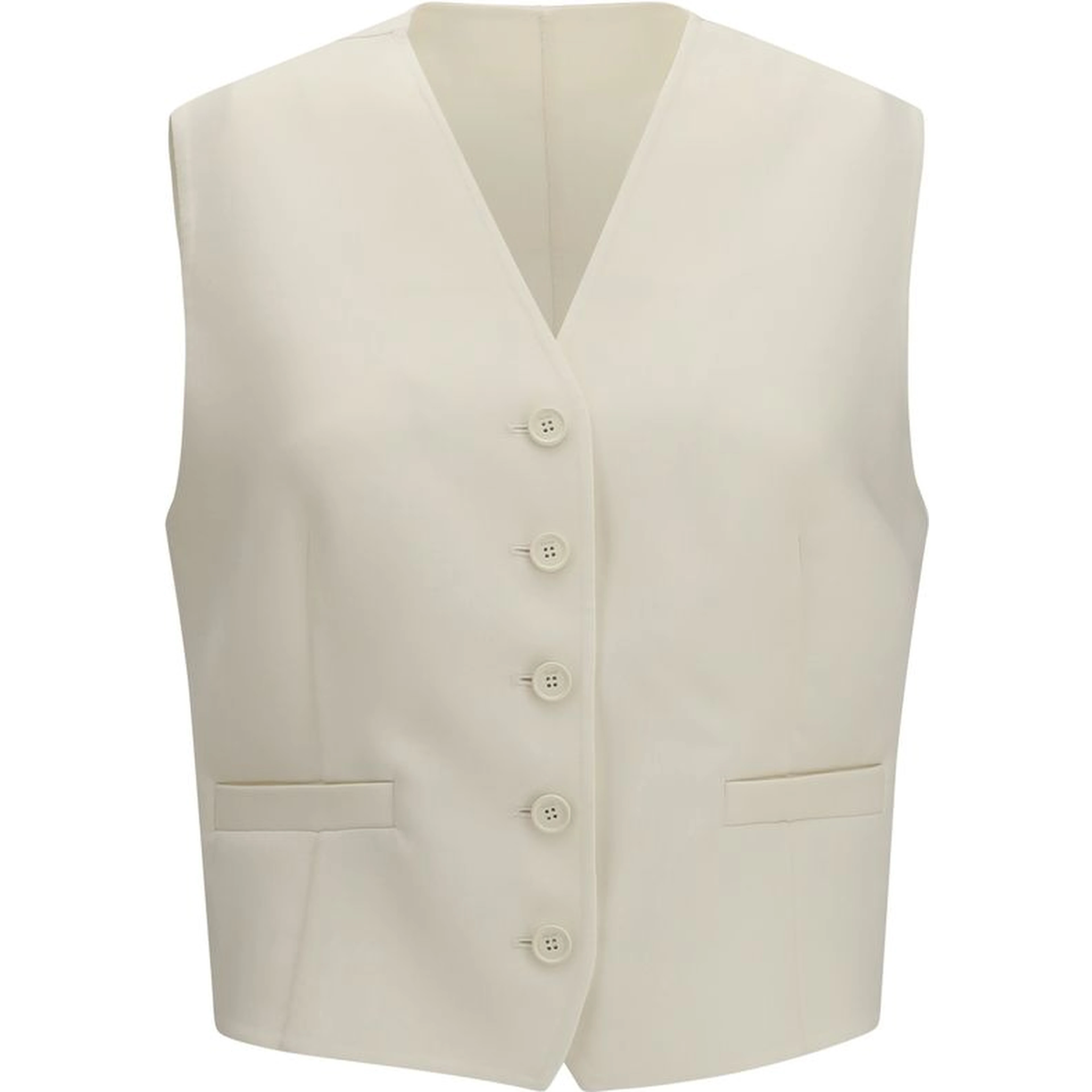 Beige Wool Oves Aries Waistcoat