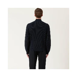 Black Wool Cardigan