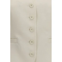 Beige Wool Oves Aries Waistcoat
