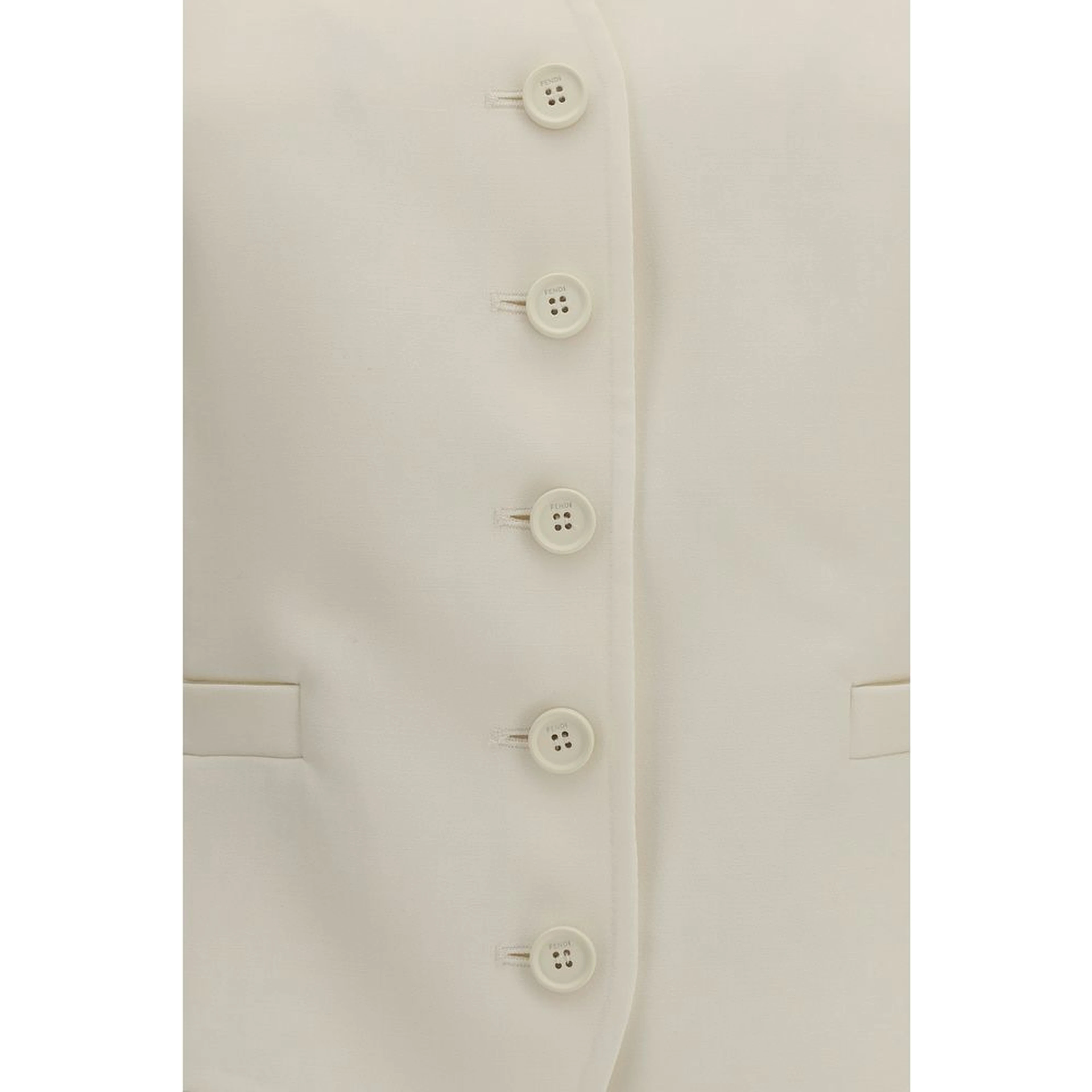 Beige Wool Oves Aries Waistcoat