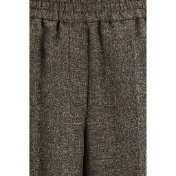 Brown Linen Casual Pants
