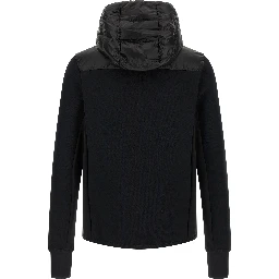 Black Polyamide Sweatshirt