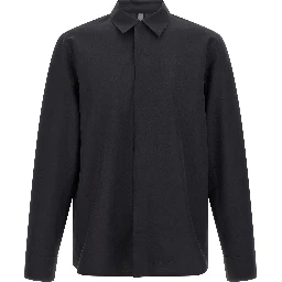 Black Paper Blouse
