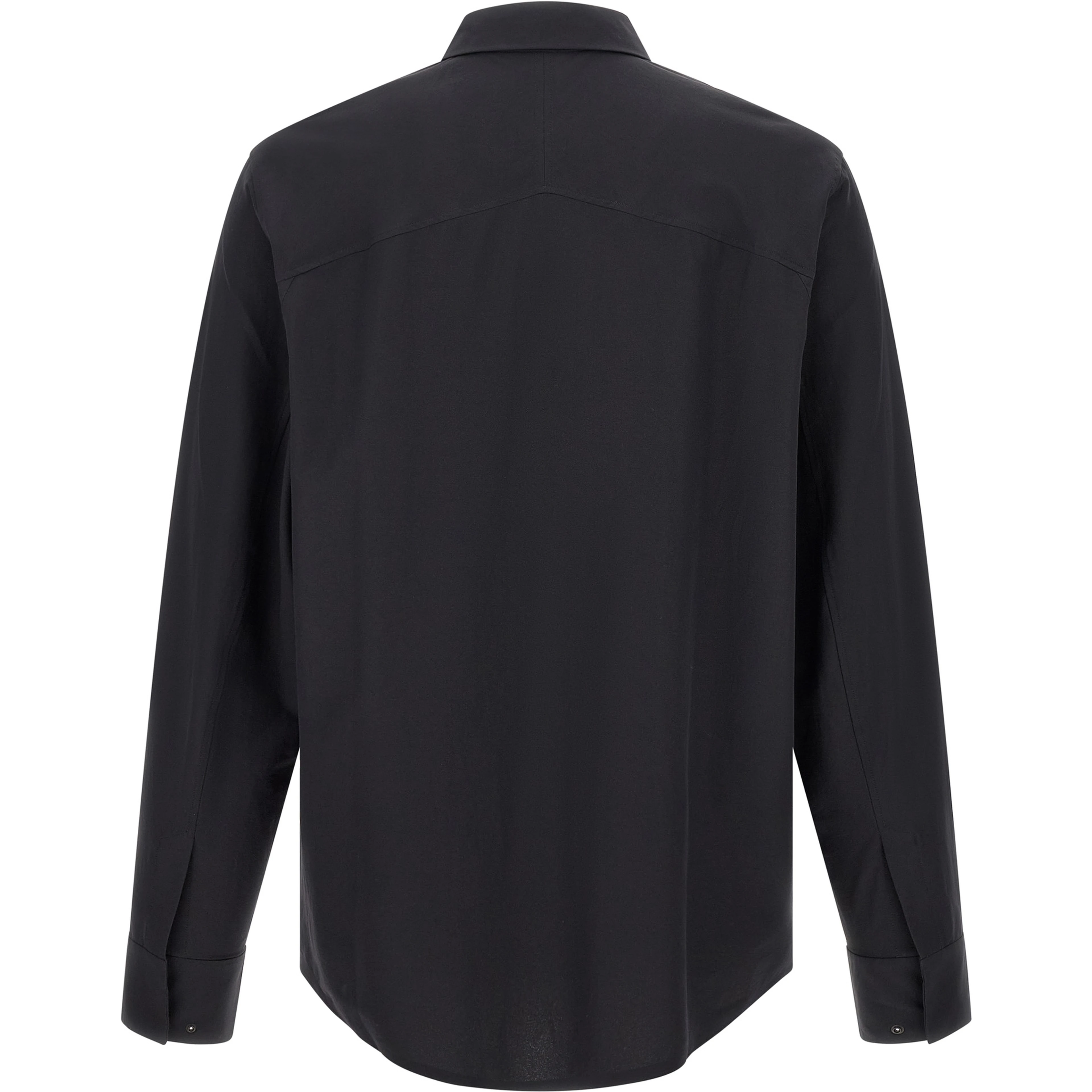 Black Paper Blouse
