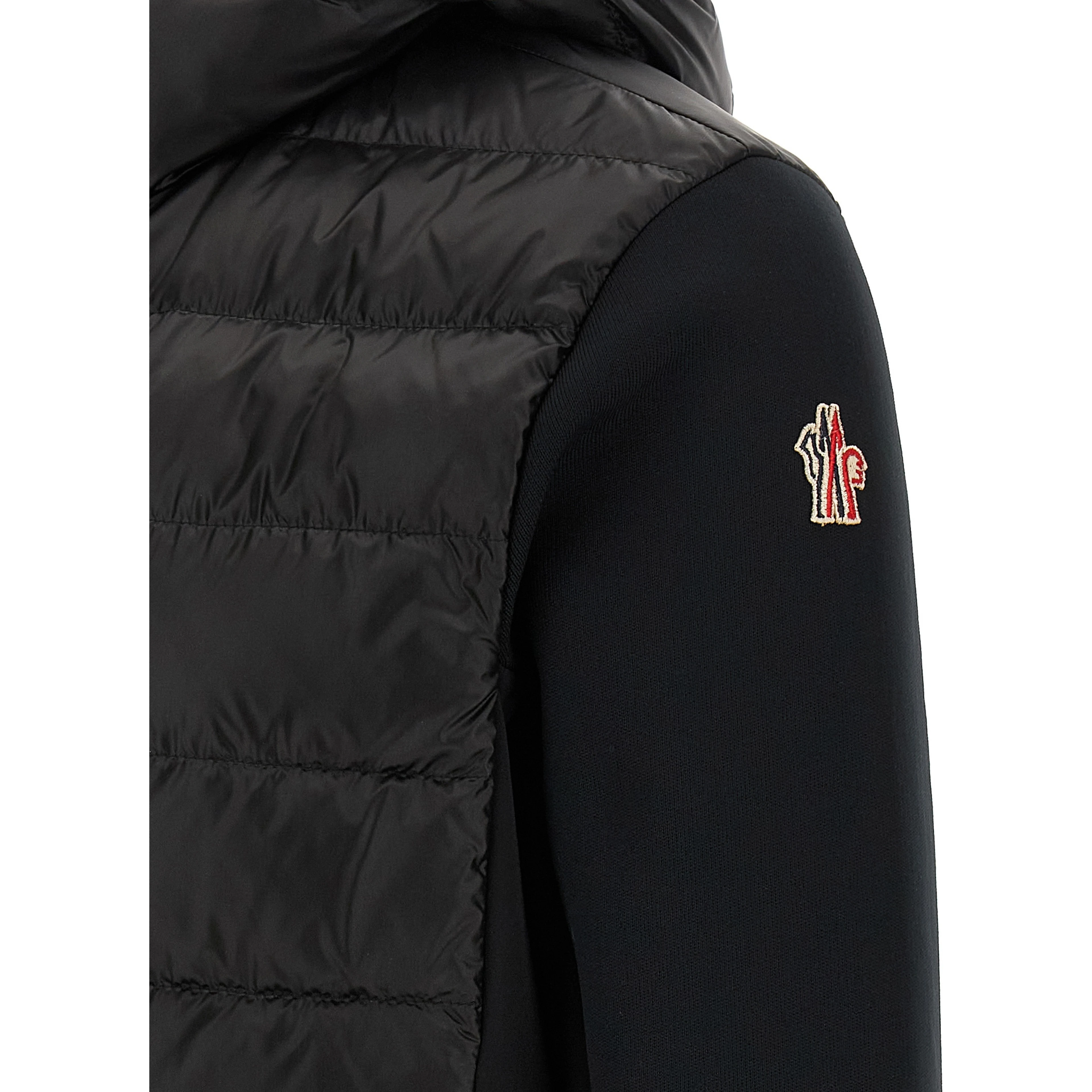 Black Polyamide Sweatshirt