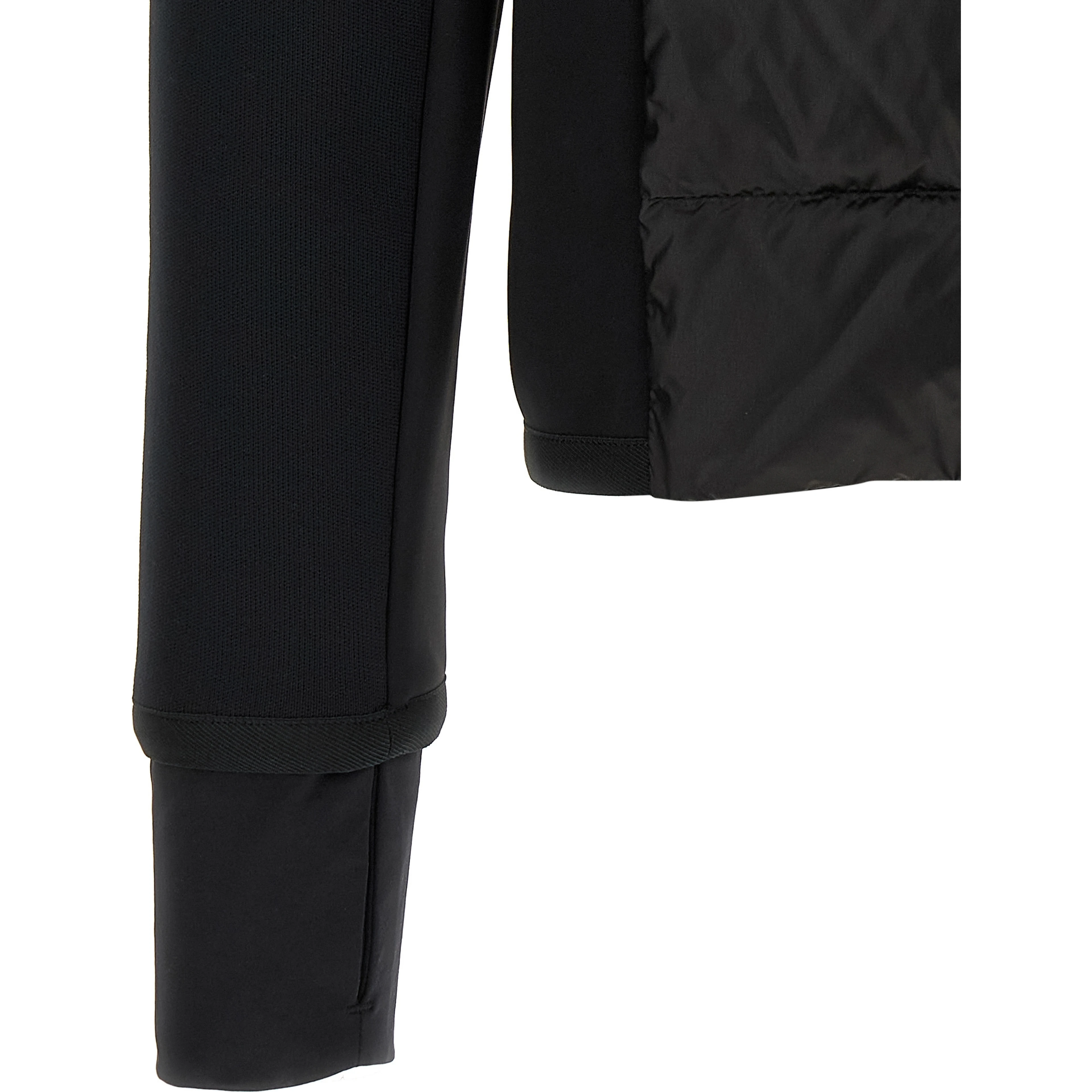 Black Polyamide Sweatshirt