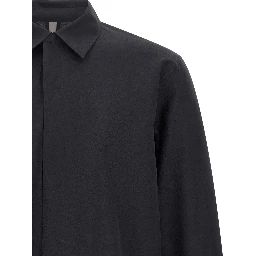 Black Paper Blouse