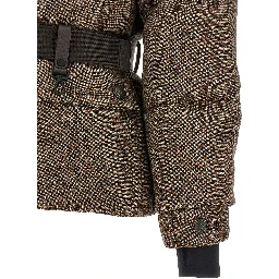 Brown Leather Full-Length Jacket