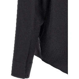 Black Paper Blouse