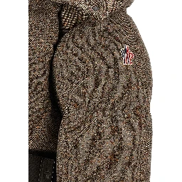 Brown Leather Full-Length Jacket