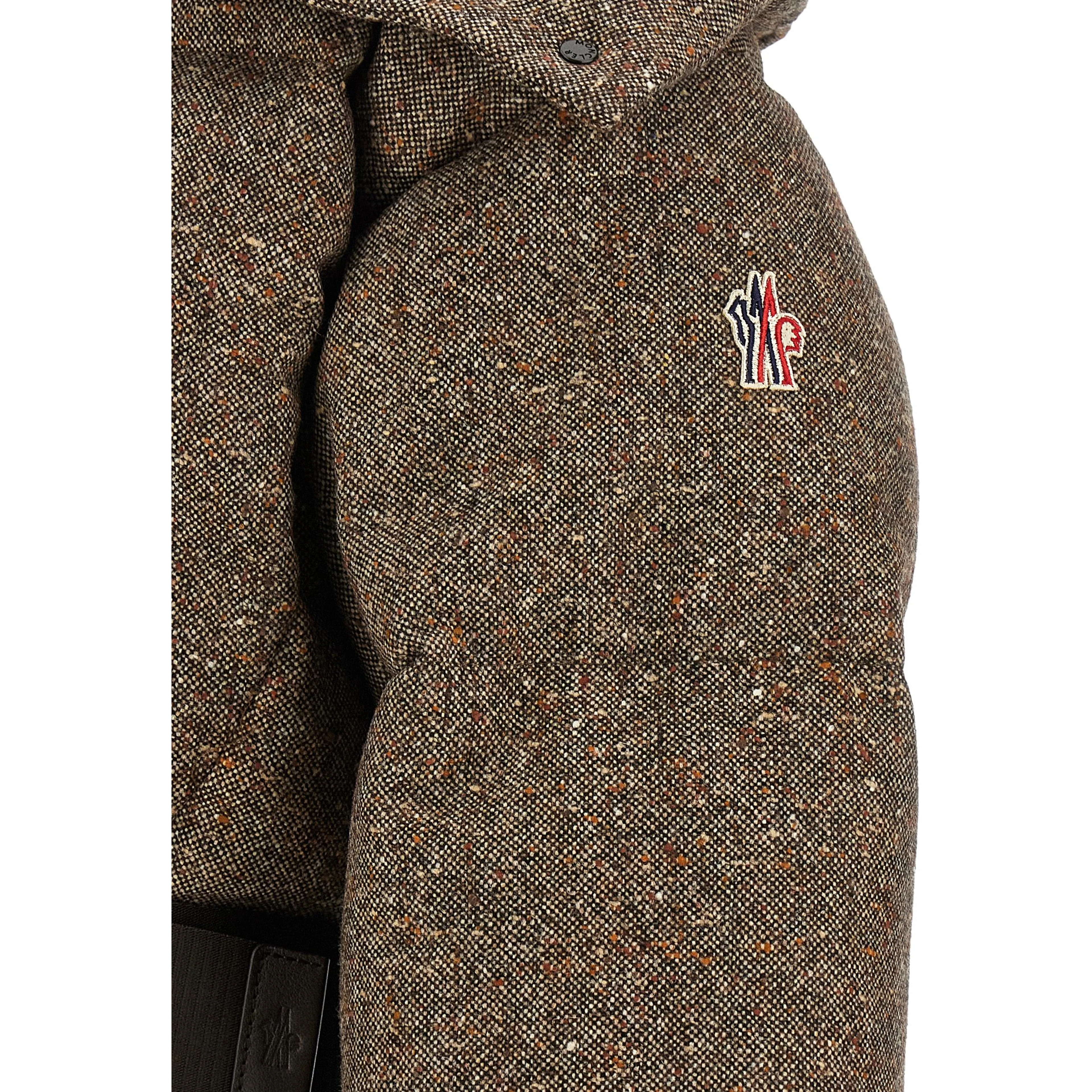 Brown Leather Full-Length Jacket