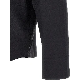 Black Paper Blouse