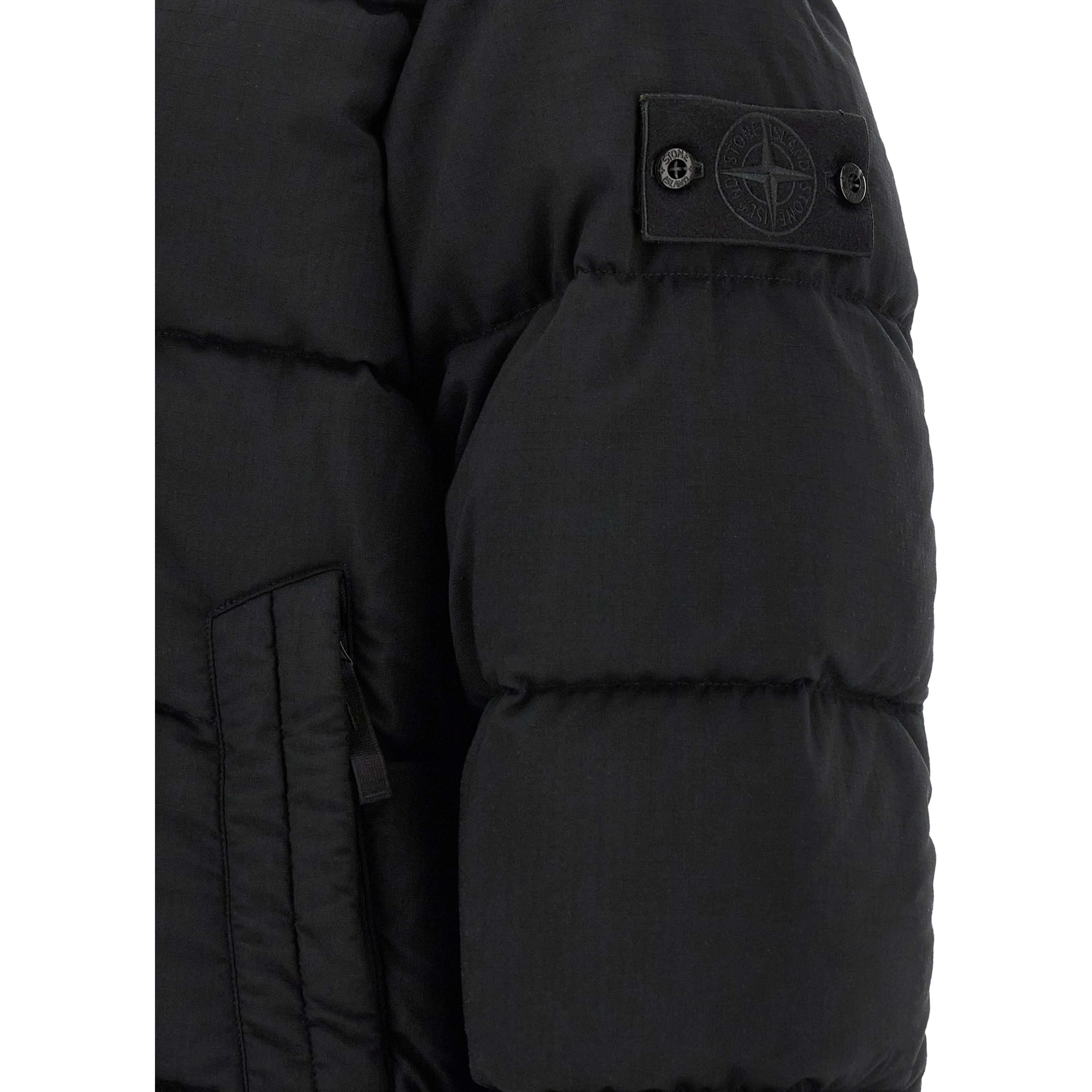 Black Virgin Wool Full-Length Jacket