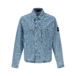 Blue Cotton Denim Jacket
