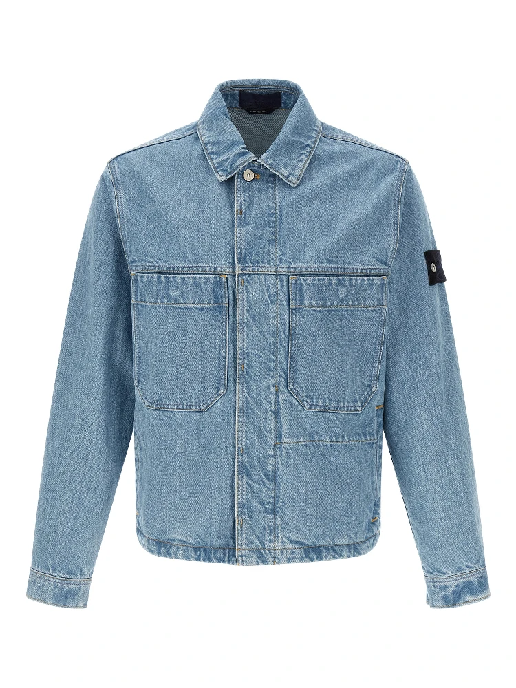 Blue Cotton Denim Jacket