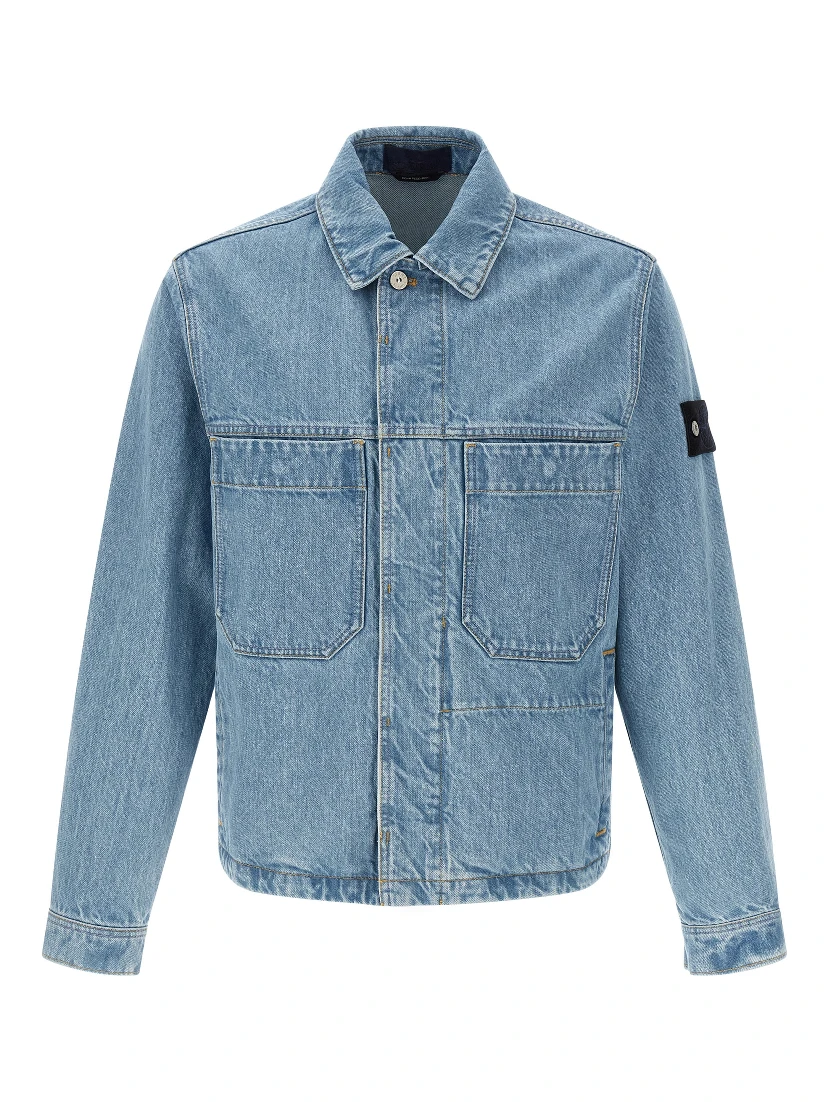 Blue Cotton Denim Jacket