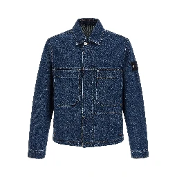 Blue Cotton Denim Jacket