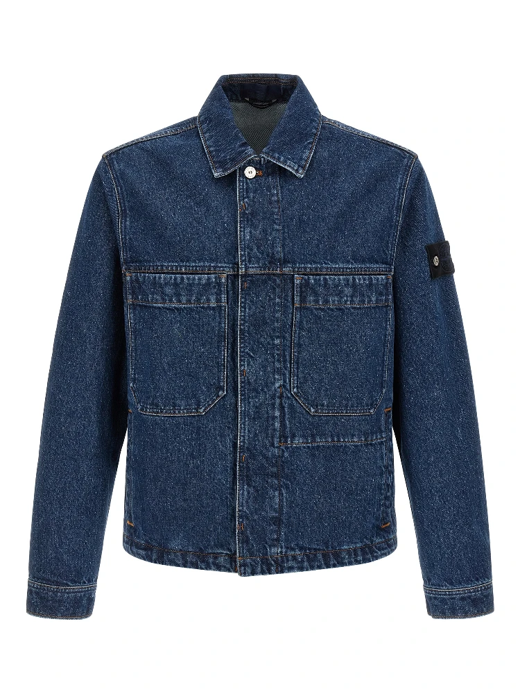 Blue Cotton Denim Jacket