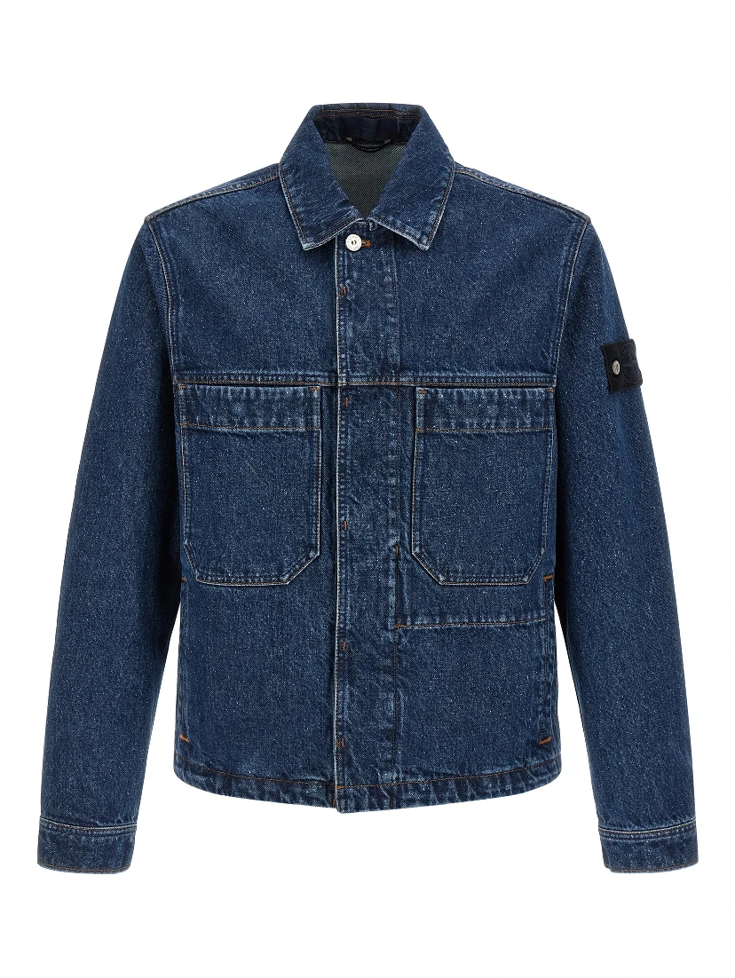 Blue Cotton Denim Jacket