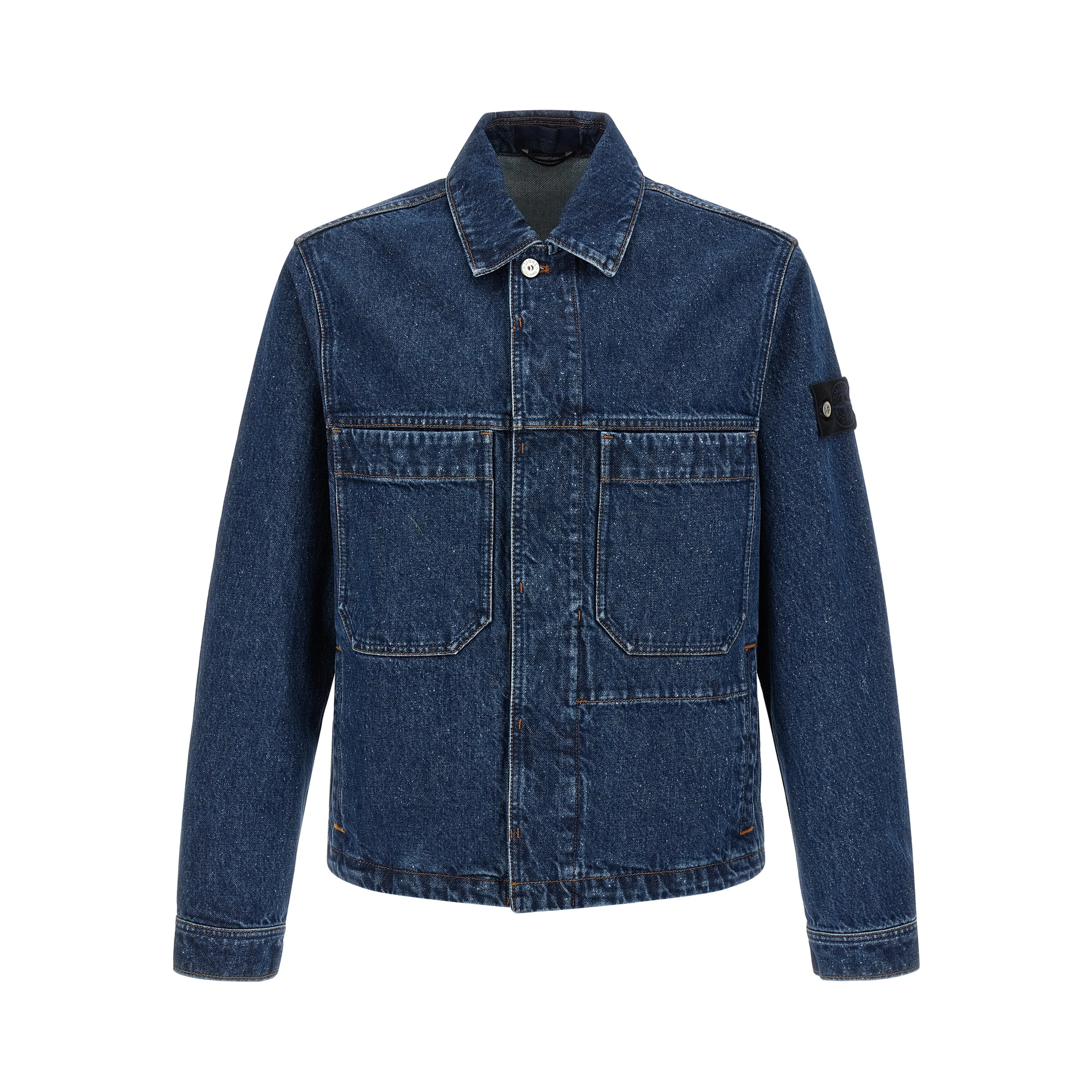 Blue Cotton Denim Jacket