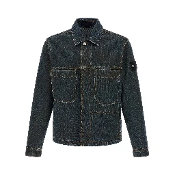 Blue Cotton Denim Jacket