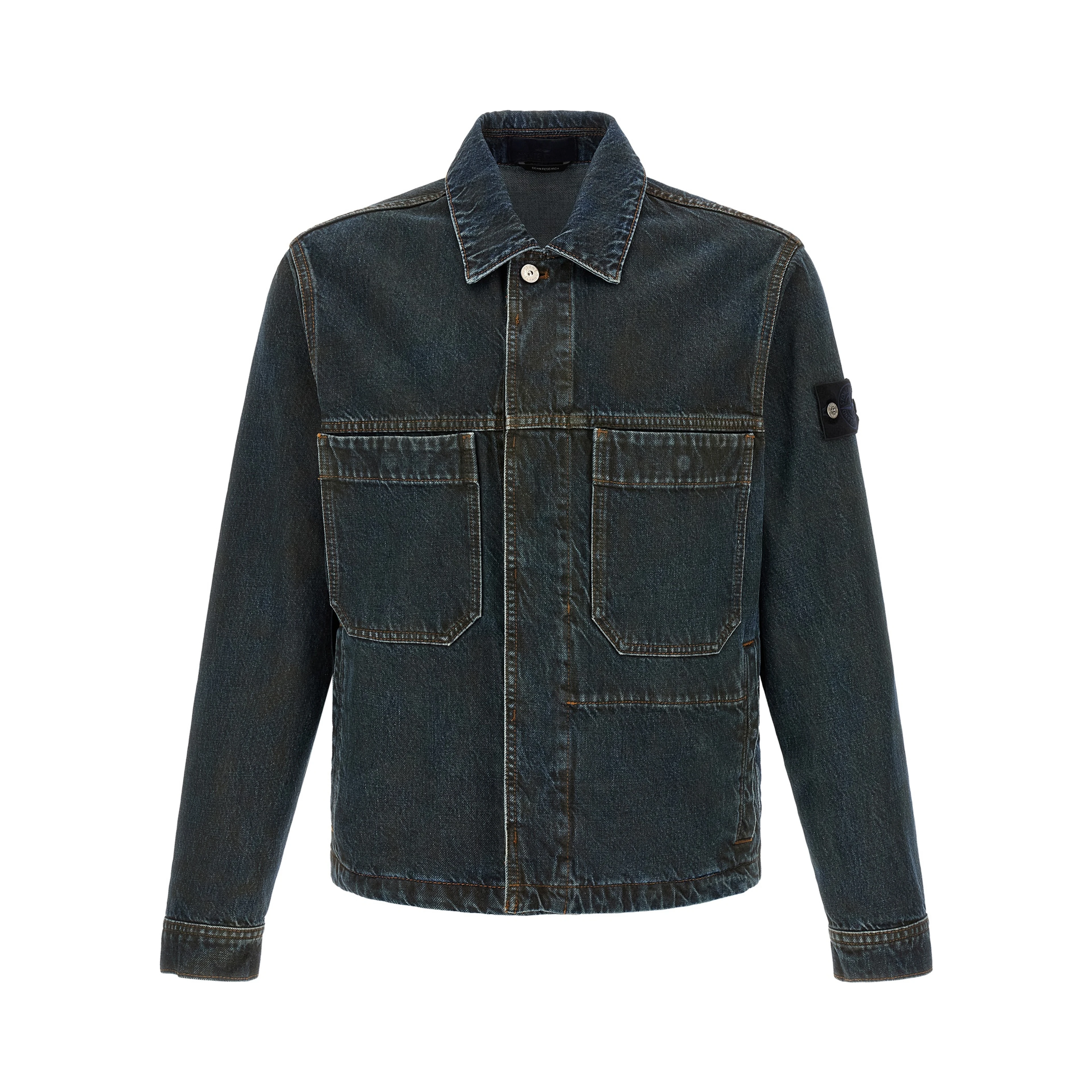Blue Cotton Denim Jacket