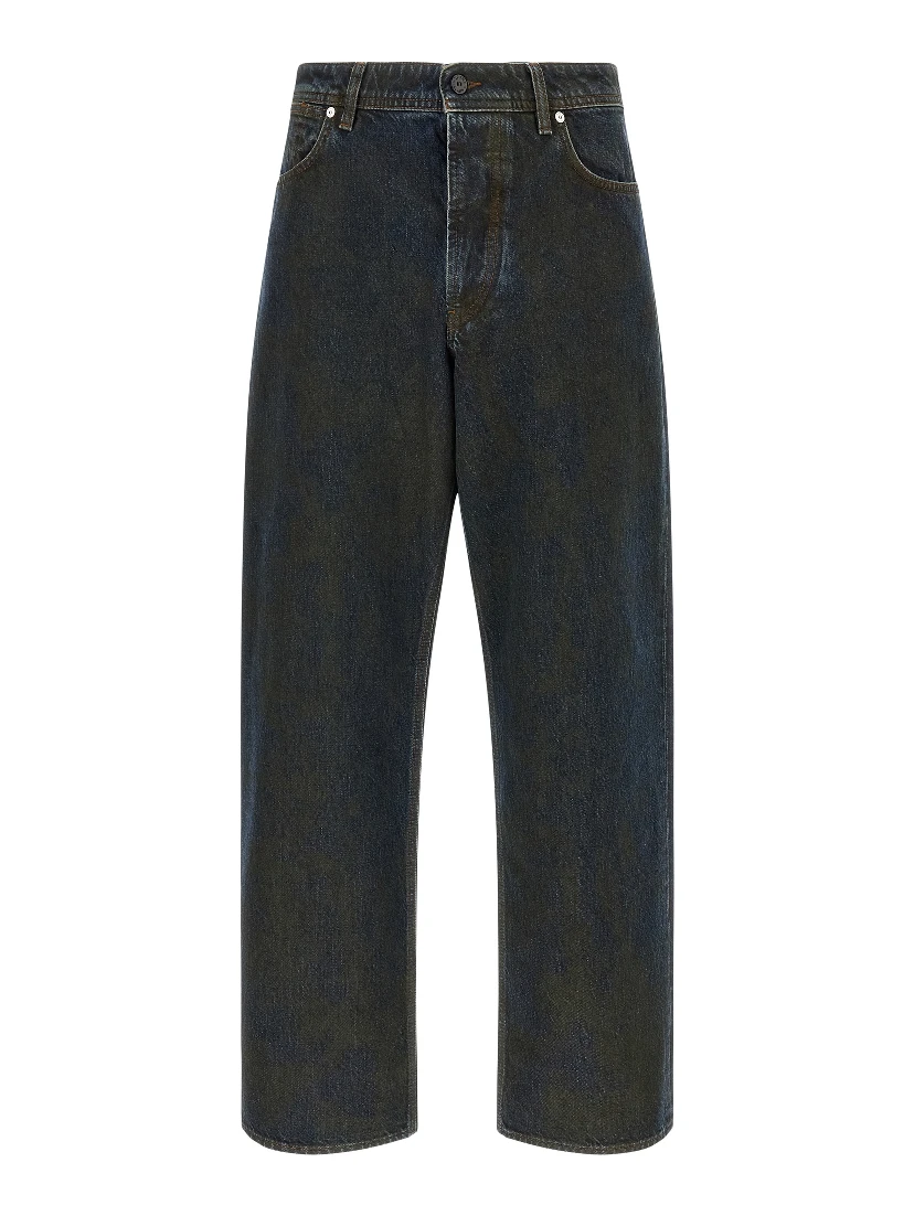 Blue Cotton Jeans Denim