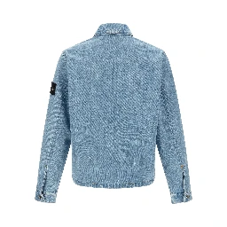 Blue Cotton Denim Jacket
