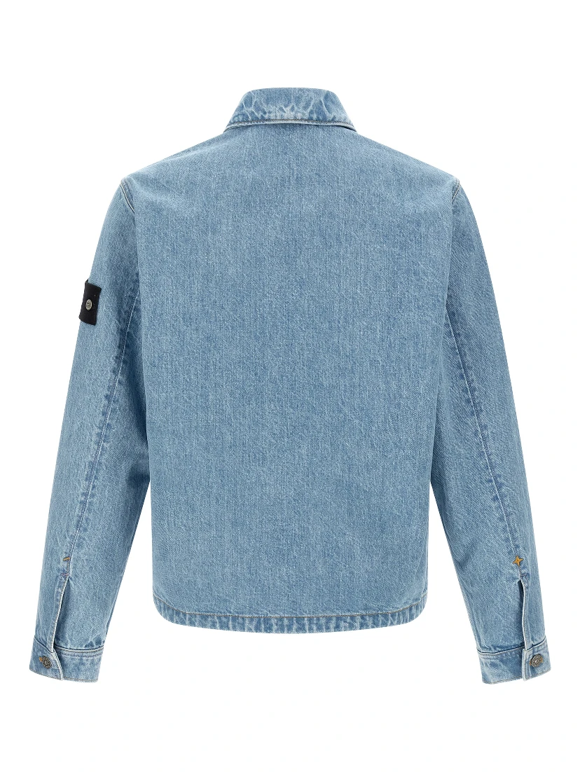 Blue Cotton Denim Jacket