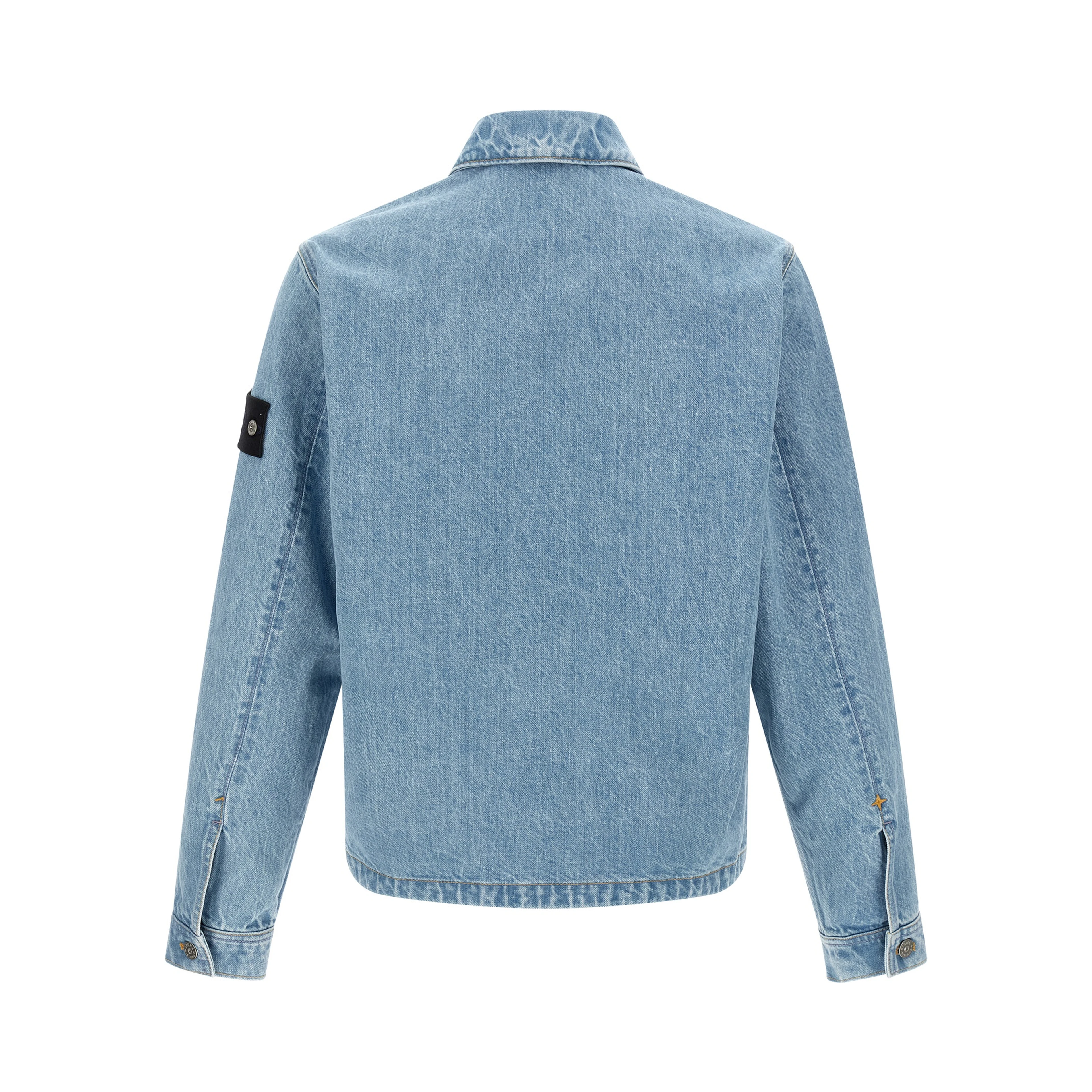 Blue Cotton Denim Jacket