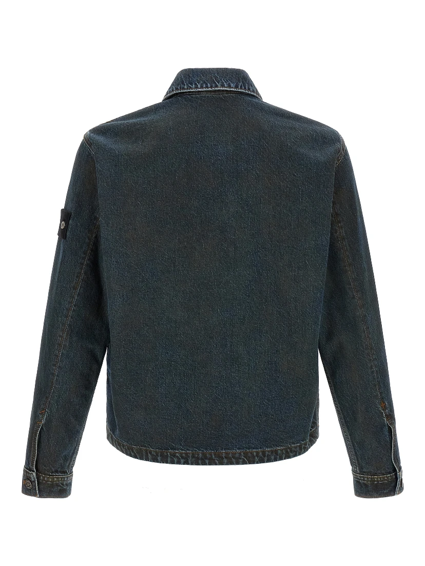 Blue Cotton Denim Jacket