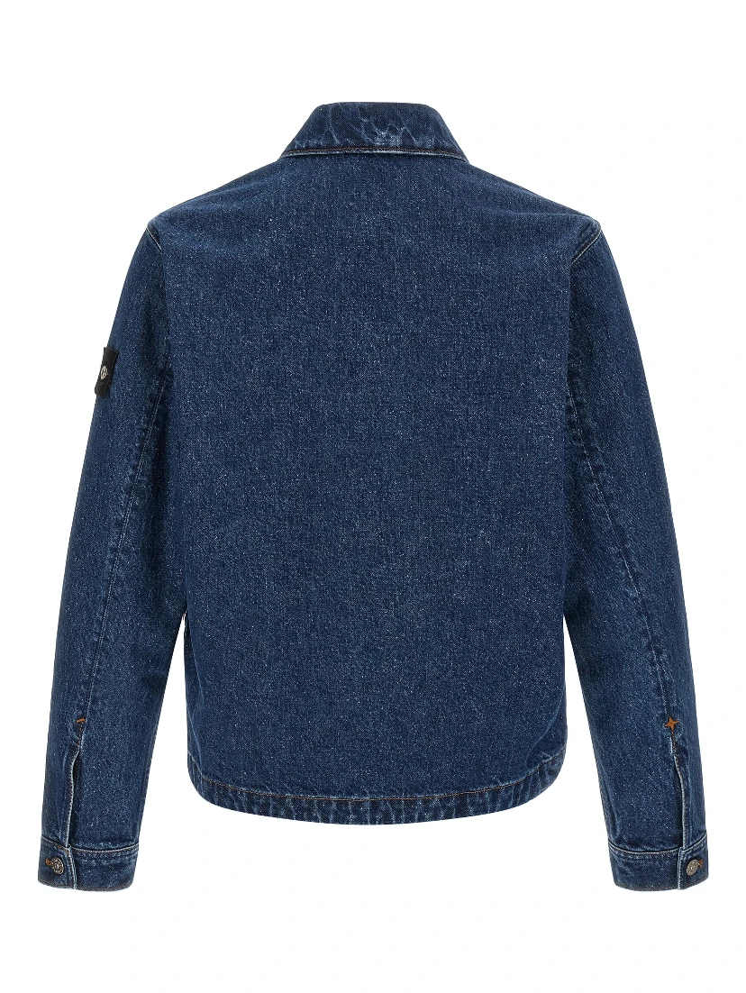 Blue Cotton Denim Jacket