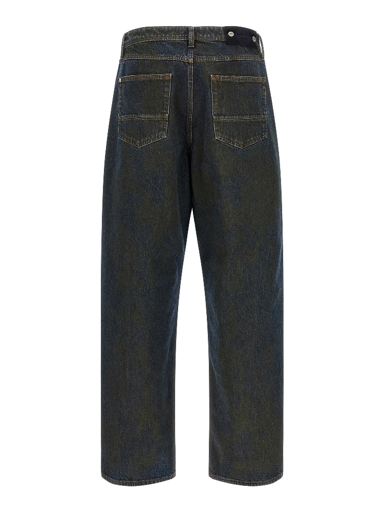 Blue Cotton Jeans Denim alternative
