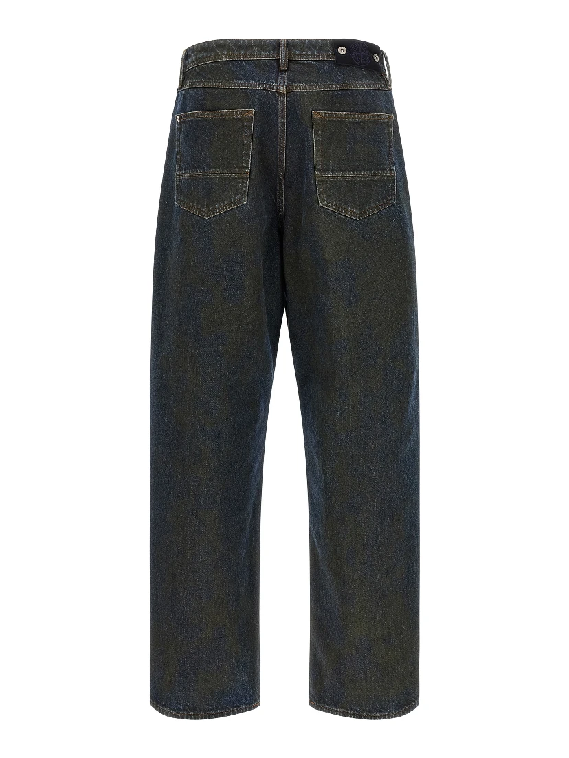 Blue Cotton Jeans Denim