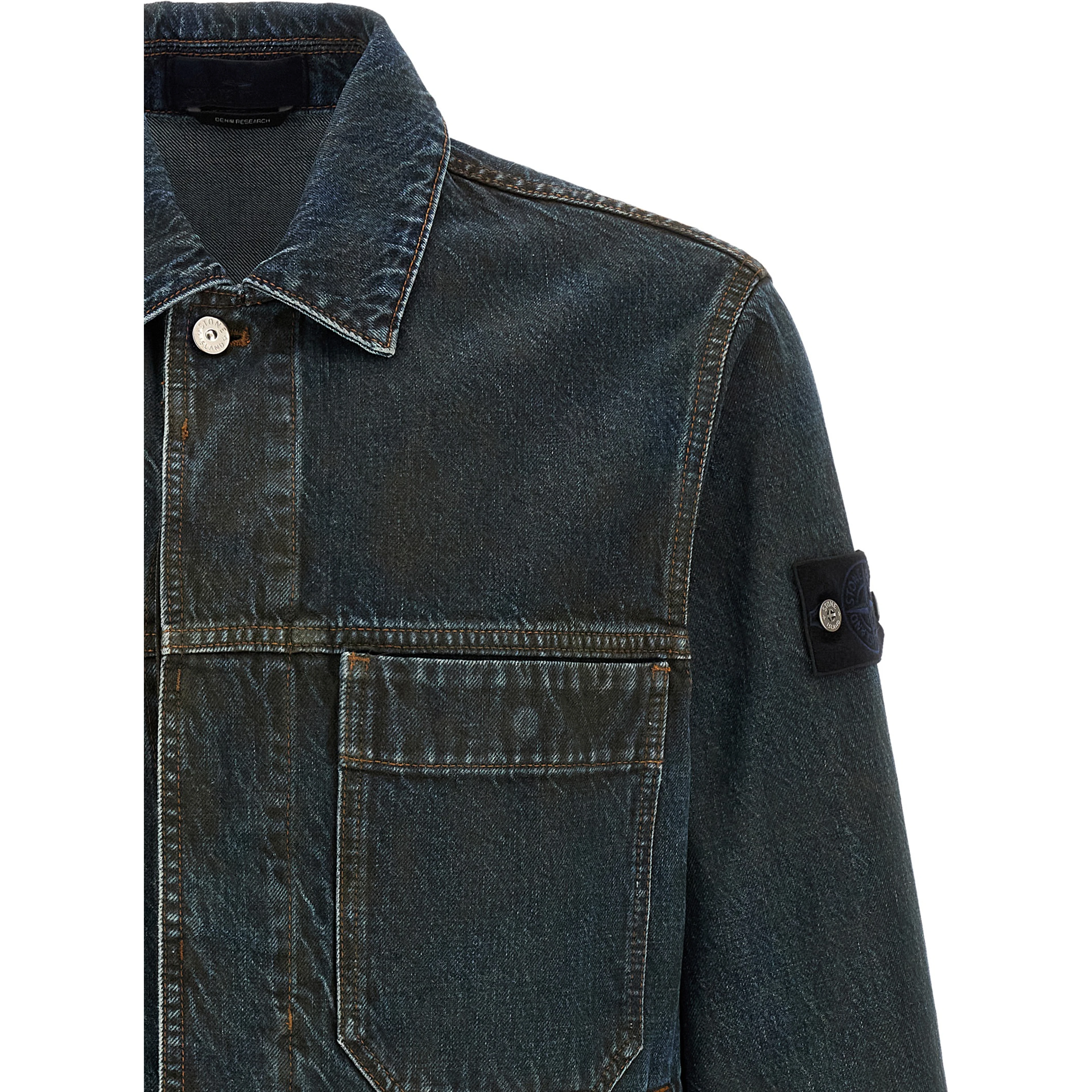 Blue Cotton Denim Jacket