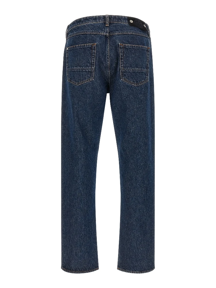 Blue Cotton Straight-Leg Jeans alternative